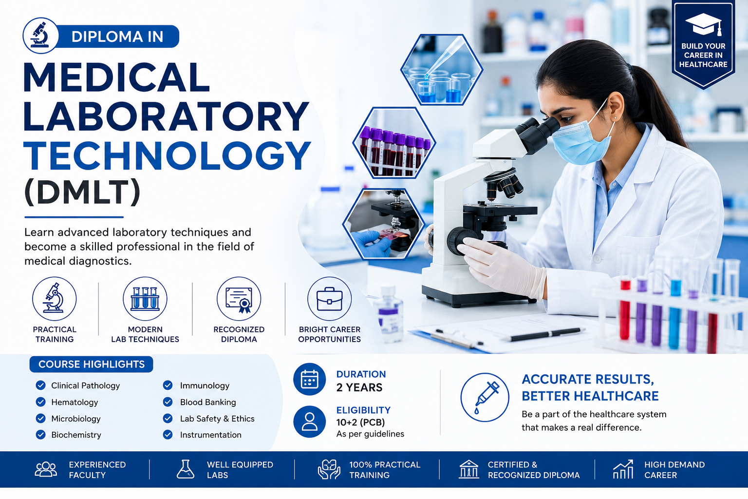 Diploma in Medical Laboratory Technology (DMLT)